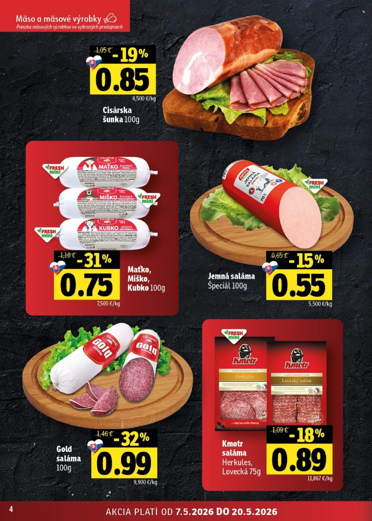 FRESH leták - Stredné a západné Slovensko (2026-05-07 - 2026-05-20) | 4