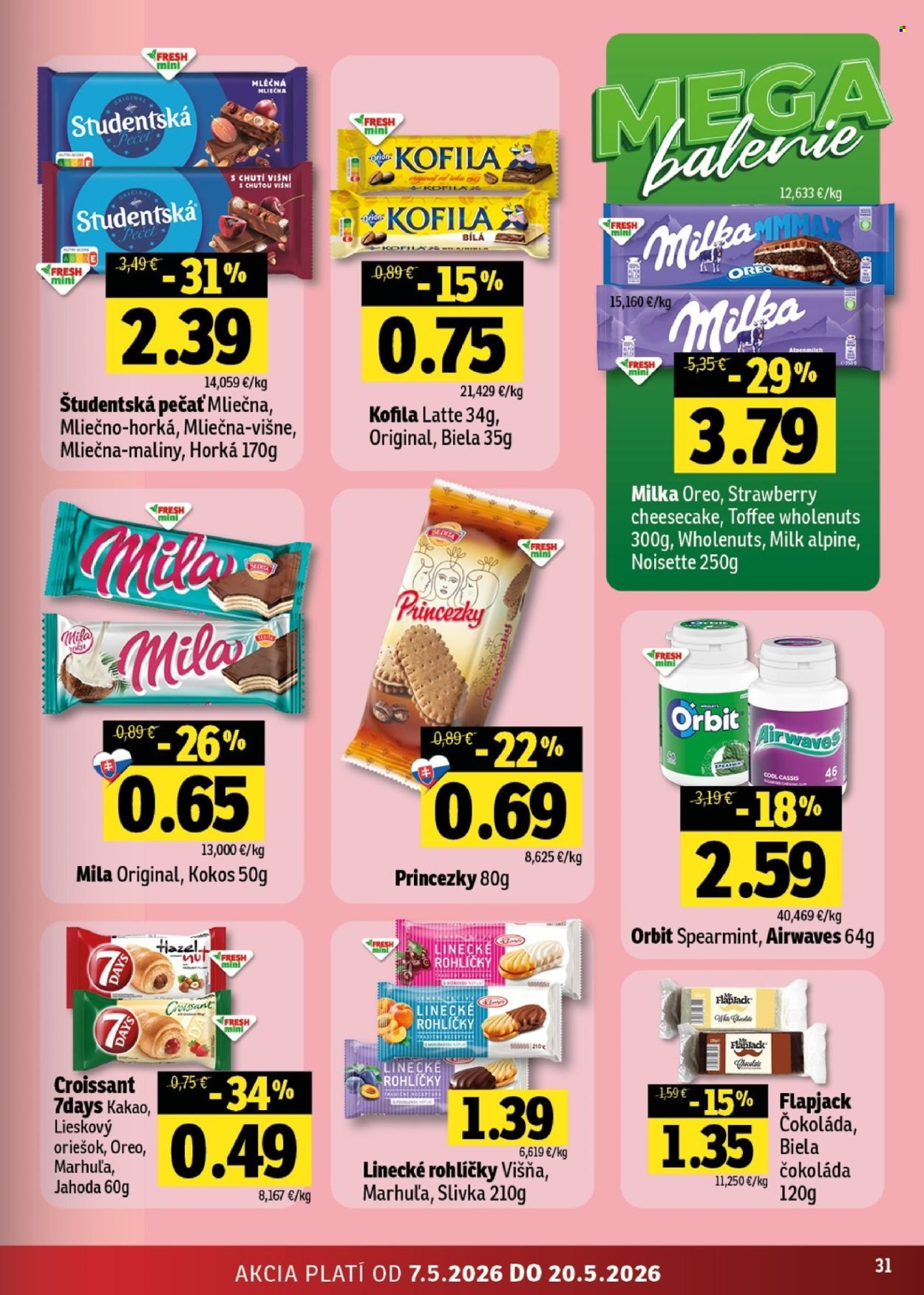 FRESH leták - Stredné a západné Slovensko (2026-05-07 - 2026-05-20) | 31
