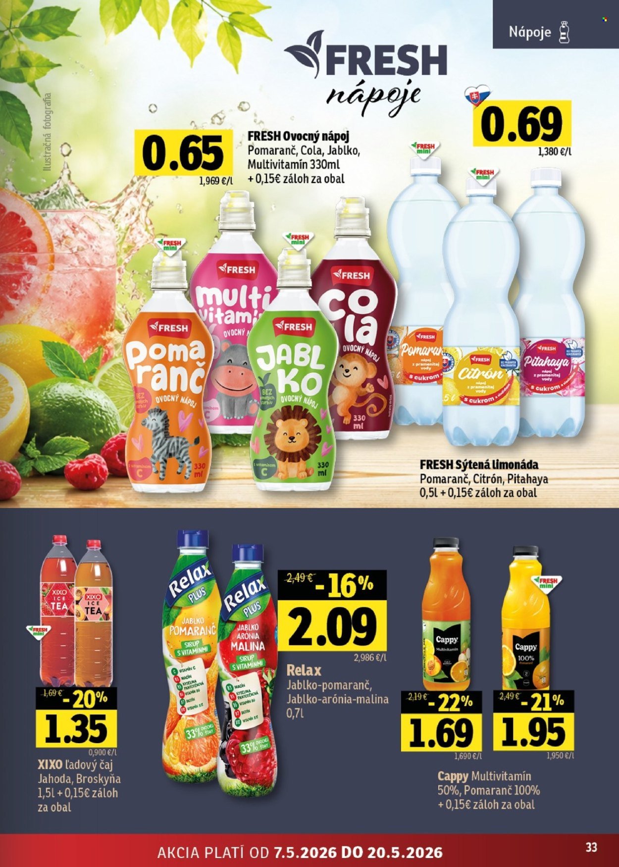 FRESH leták - Stredné a západné Slovensko (2026-05-07 - 2026-05-20) | 33
