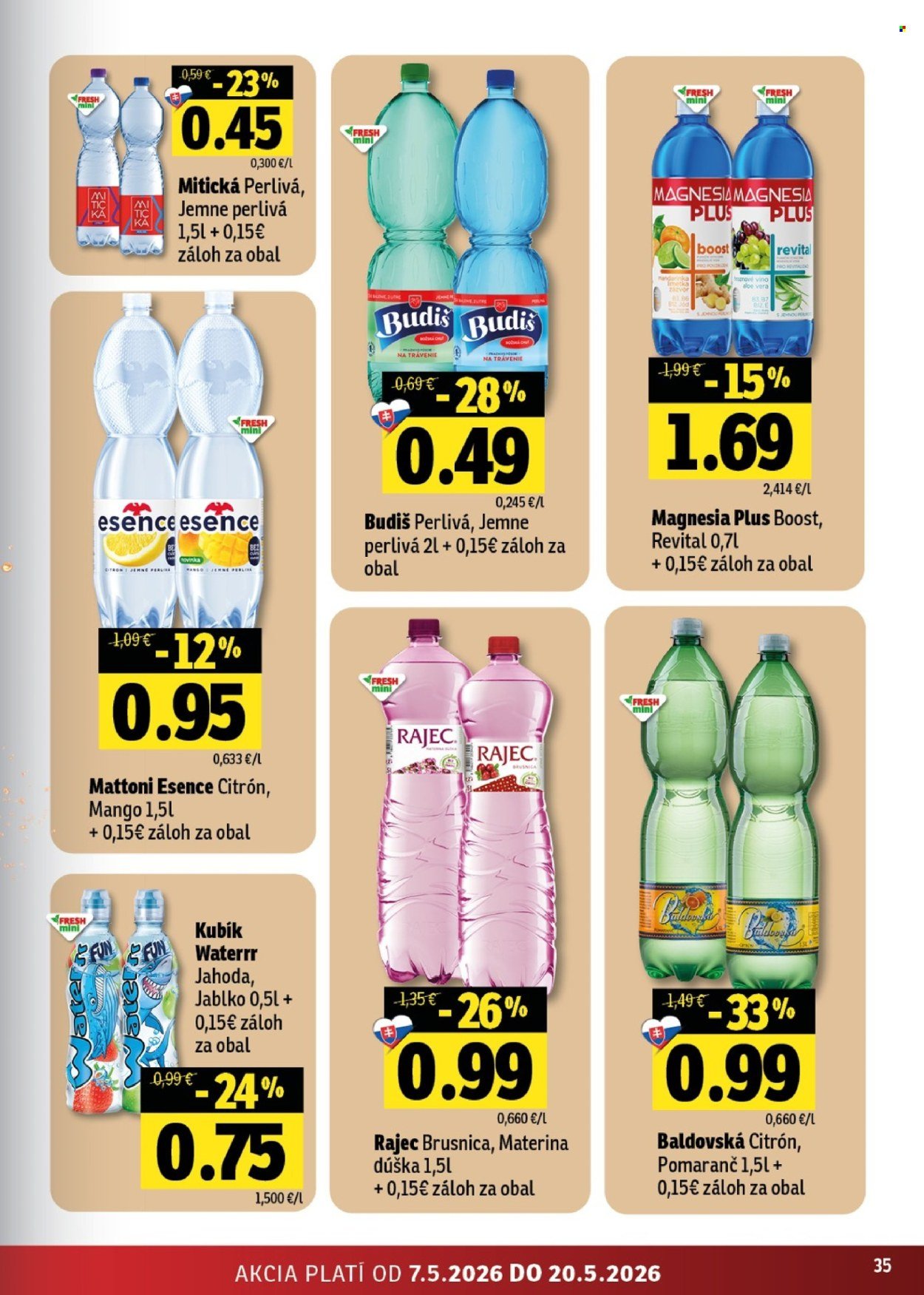 FRESH leták - Stredné a západné Slovensko (2026-05-07 - 2026-05-20) | 35