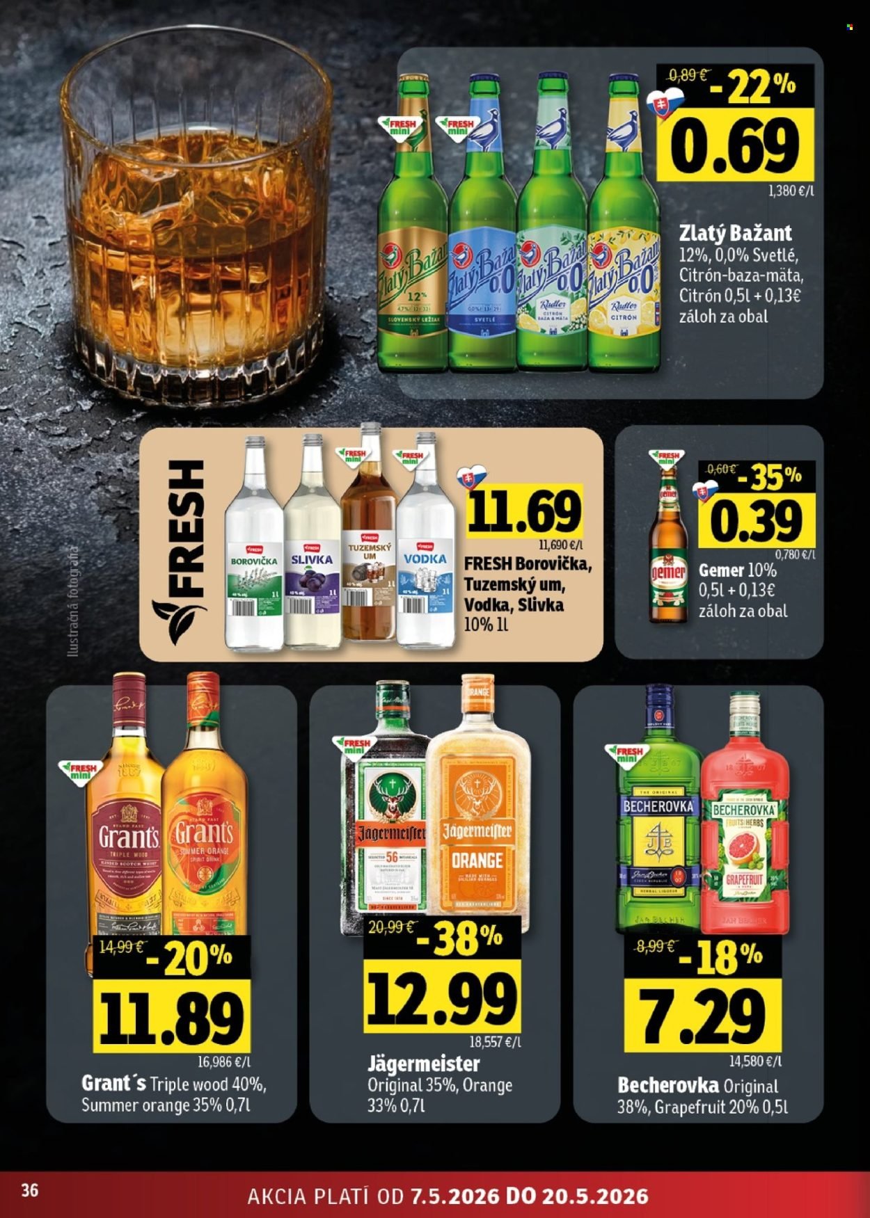 FRESH leták - Stredné a západné Slovensko (2026-05-07 - 2026-05-20) | 36