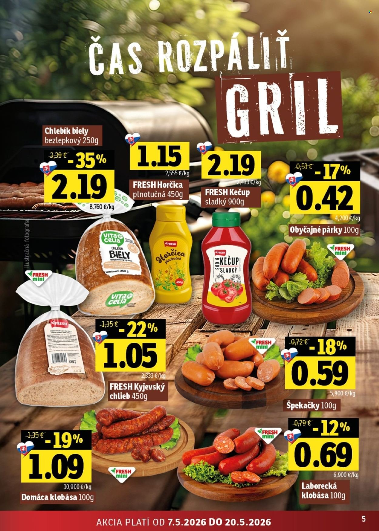 FRESH leták - Stredné a západné Slovensko (2026-05-07 - 2026-05-20) | 5