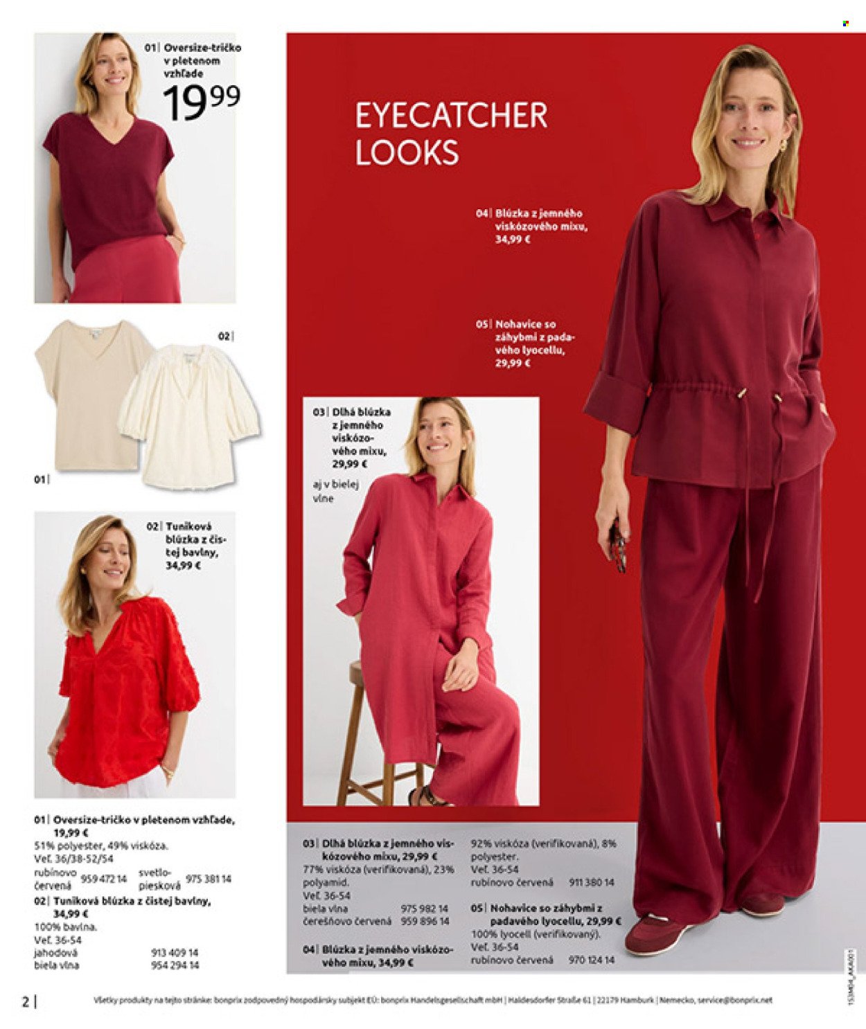 BONPRIX leták - VŠETKO NA ČERVENÚ (2026-03-31 - 2026-04-27) | 4