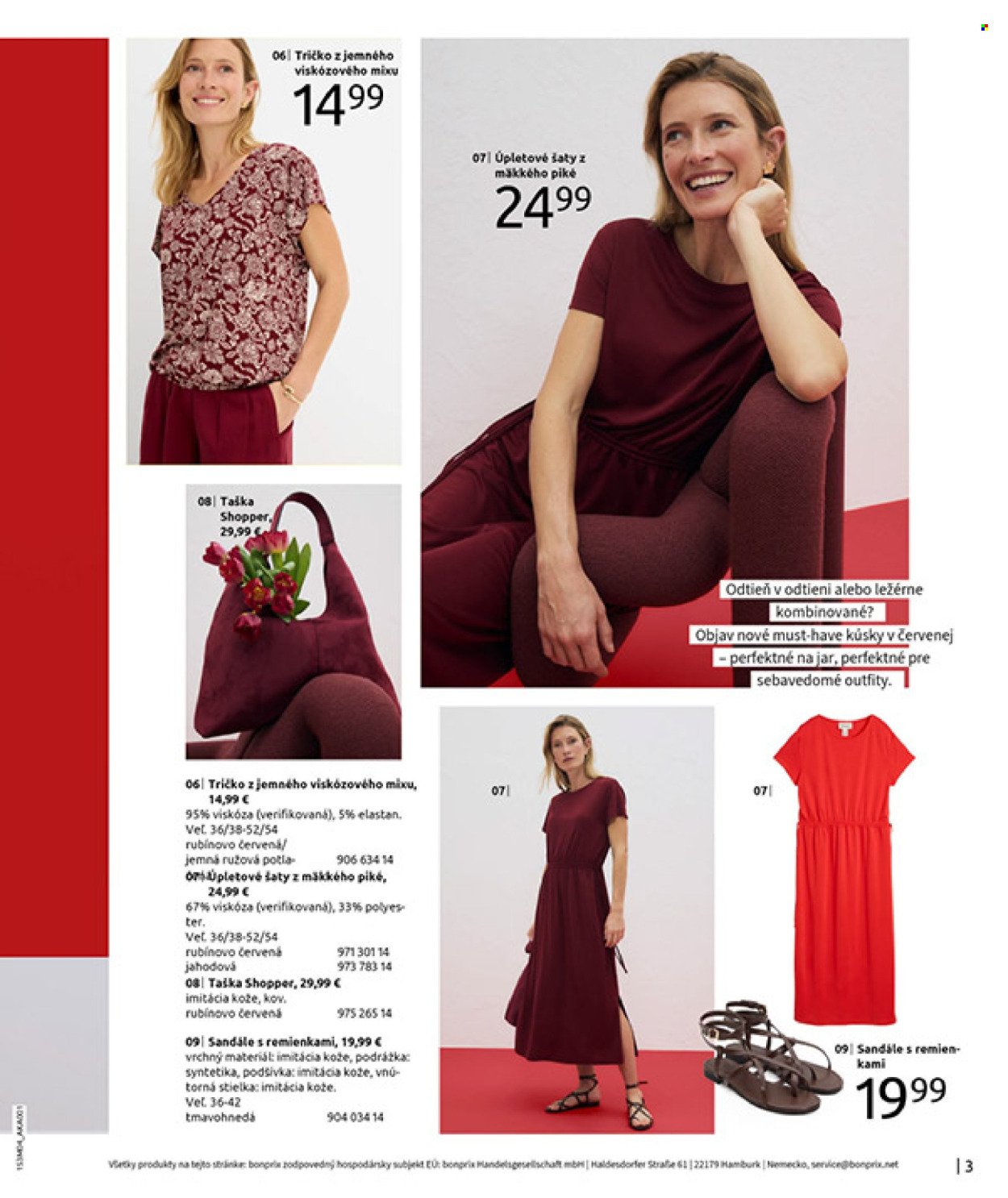 BONPRIX leták - VŠETKO NA ČERVENÚ (2026-03-31 - 2026-04-27) | 5