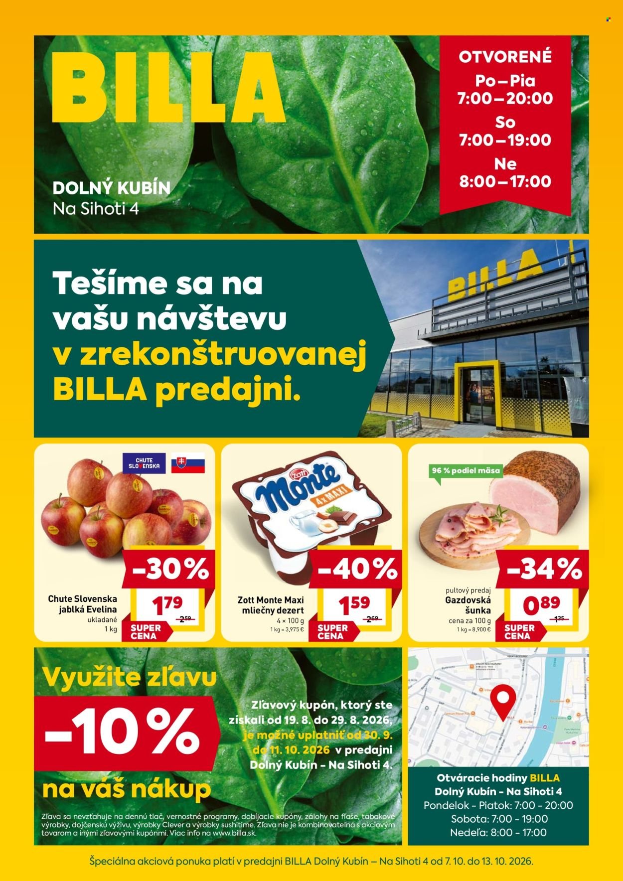 BILLA leták - BILLA Dolný Kubín