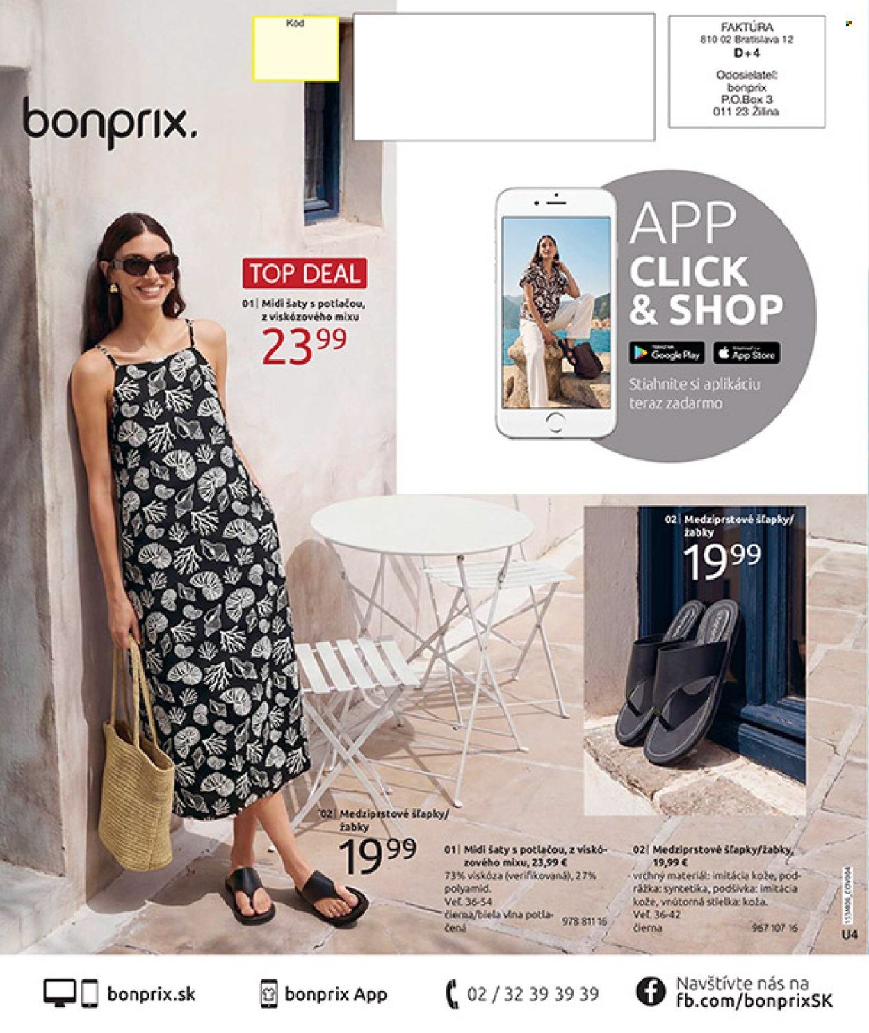 BONPRIX leták - ODDYCH PRI MORI