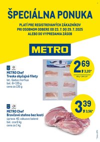 METRO leták - Od stredy 23.7.2025 (2025-07-23 - 2025-07-29)