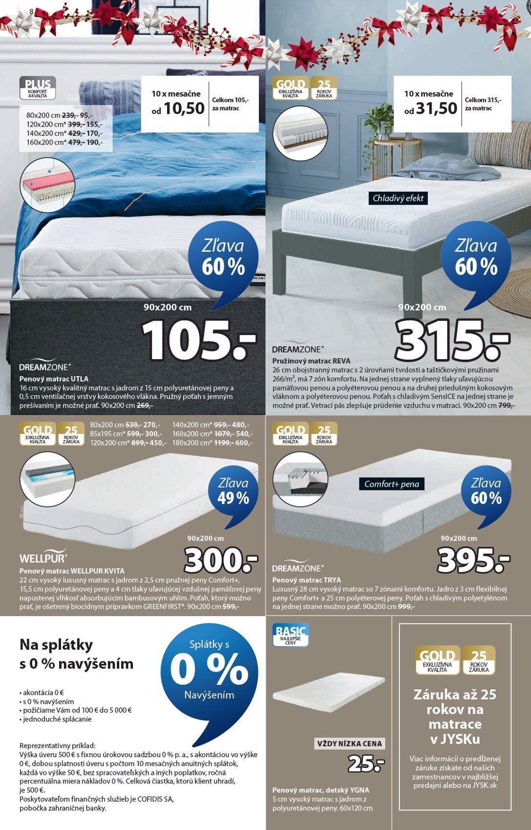 JYSK leták - Od pondelka 1.12.2025 (2025-12-01 - 2025-12-23) | 9