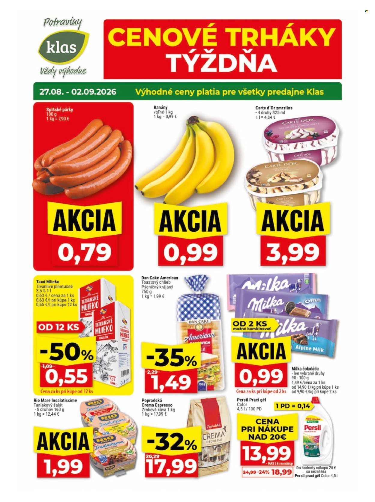 KLAS leták - Od štvrtka 27.8.2026