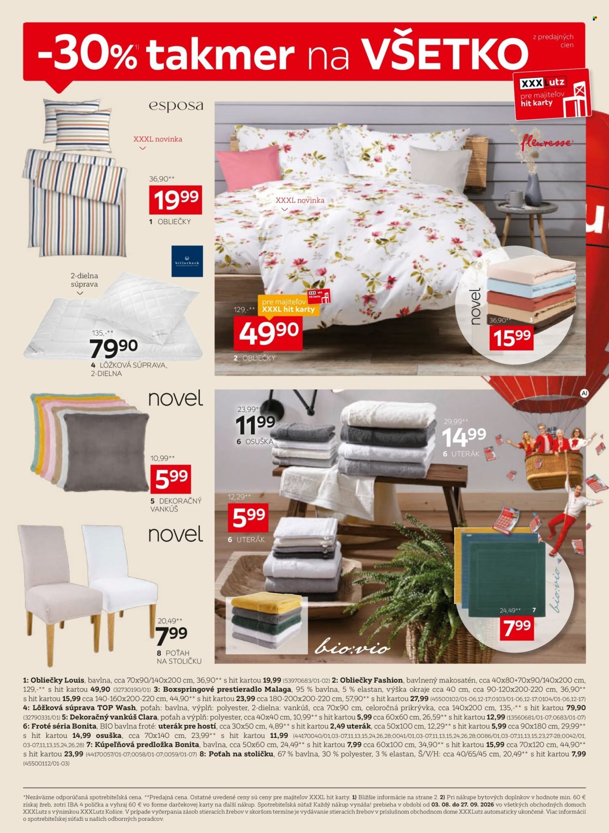 XXXLUTZ leták - Zľava 30 % takmer na všetko