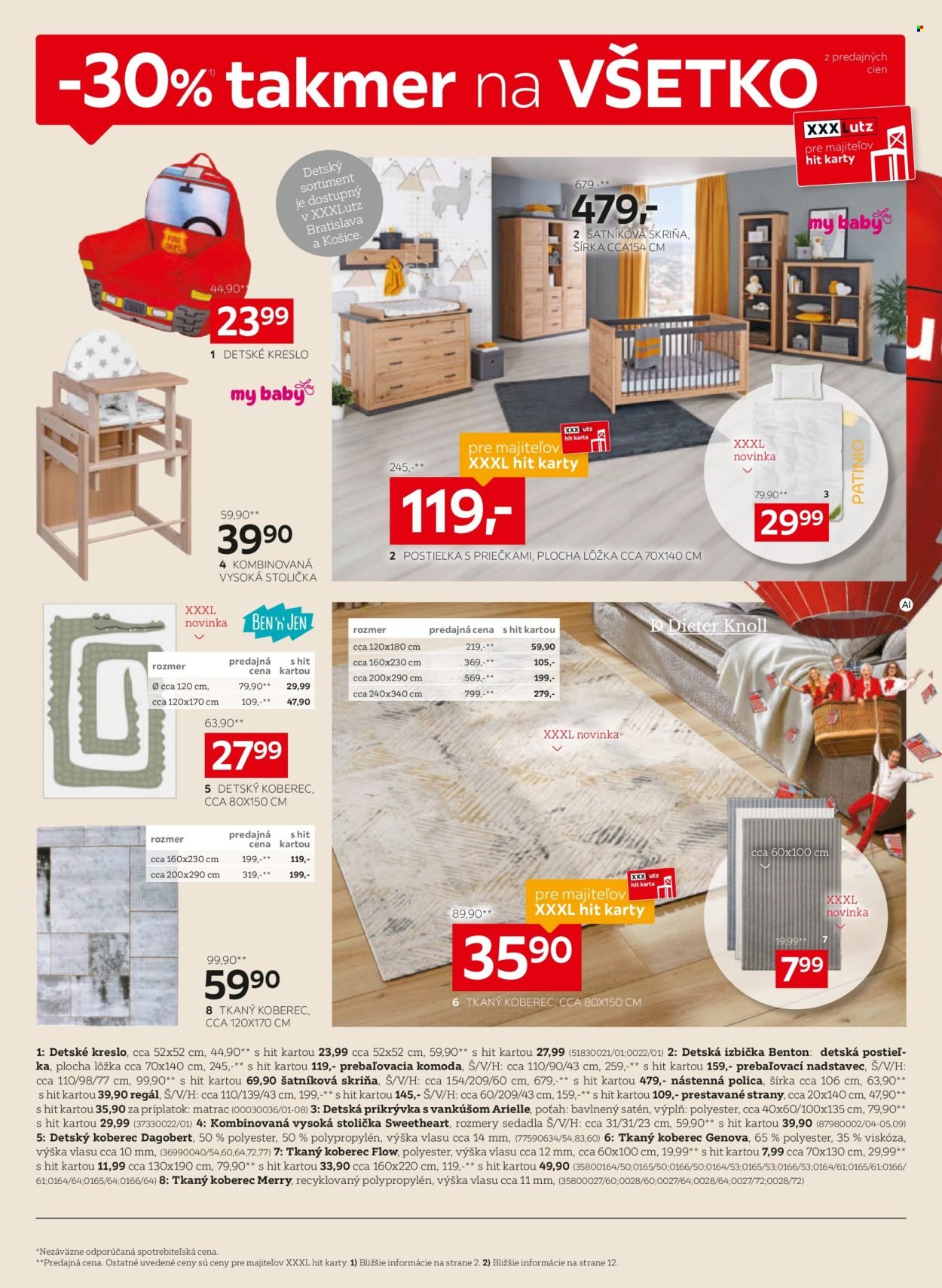 XXXLUTZ leták - Zľava 30 % takmer na všetko