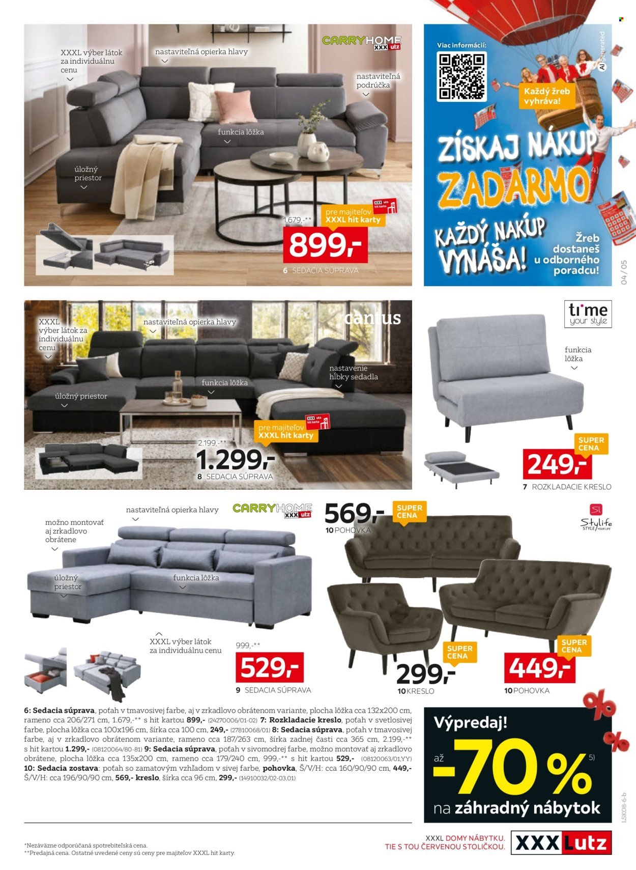 XXXLUTZ leták - Zľava 30 % takmer na všetko
