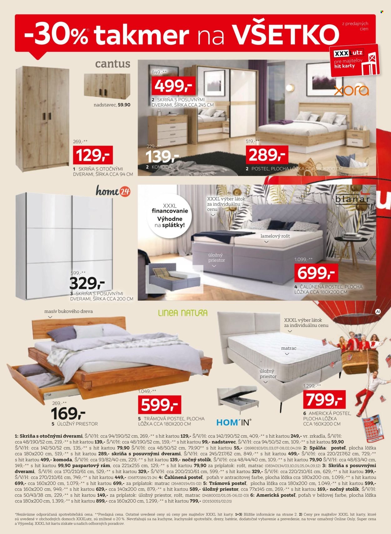 XXXLUTZ leták - Zľava 30 % takmer na všetko