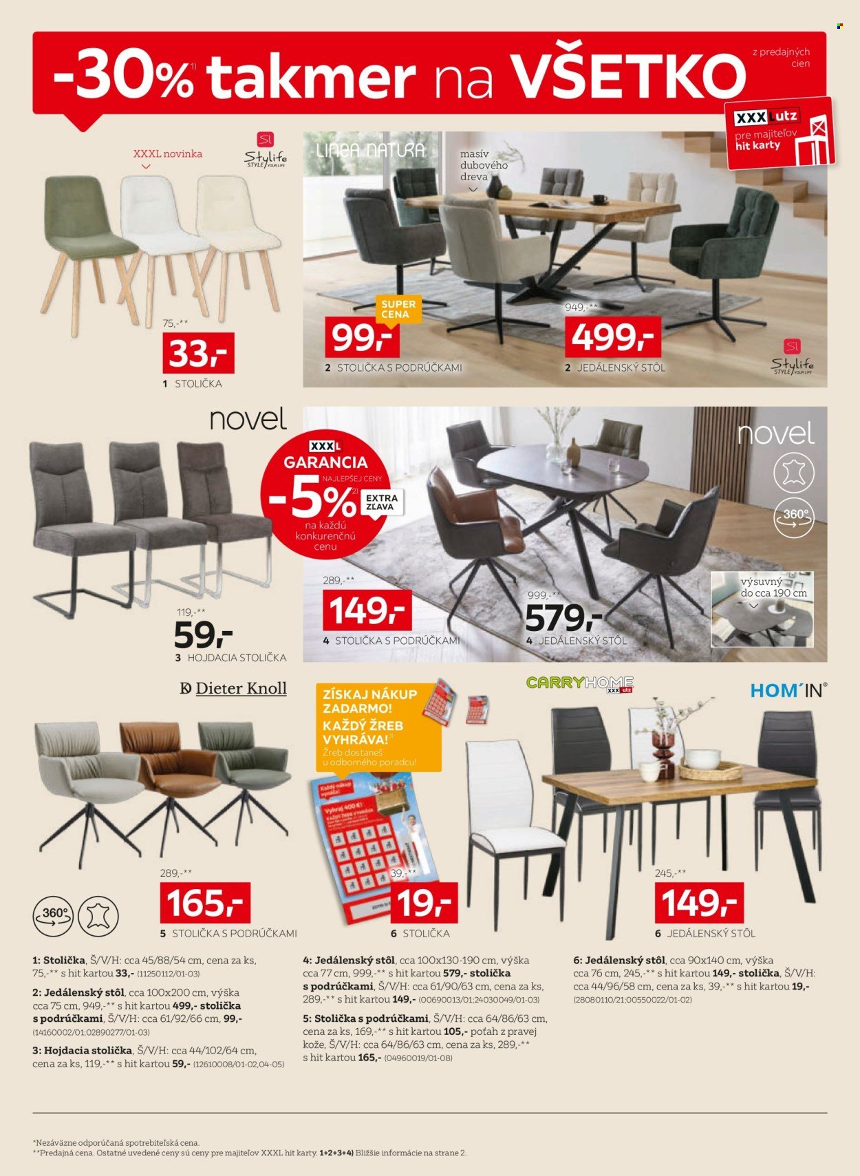 XXXLUTZ leták - Zľava 30 % takmer na všetko