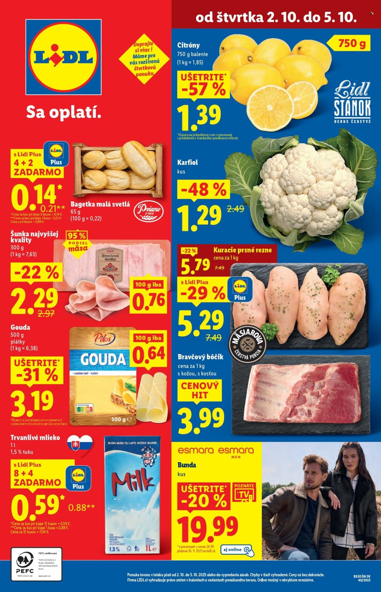 LIDL leták - Od štvrtka 2.10.2025 (2025-10-02 - 2025-10-05) | 1