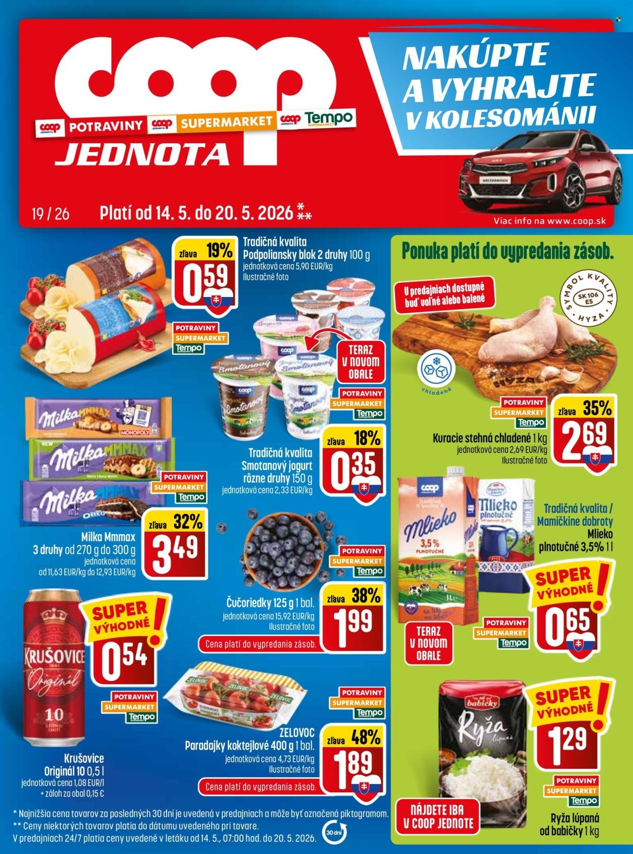 COOP JEDNOTA leták - Od štvrtka 14.5.2026 (2026-05-14 - 2026-05-20) | 1