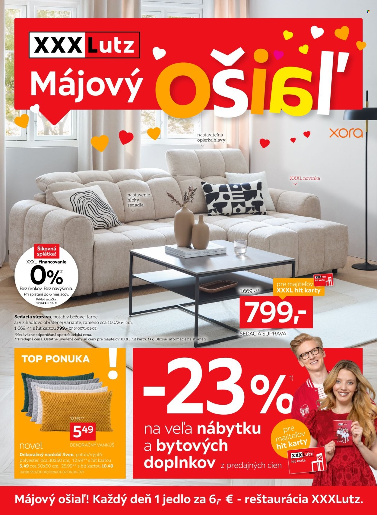 XXXLUTZ leták - Zľava 23 % takmer na všetko (2026-05-04 - 2026-05-17) | 1