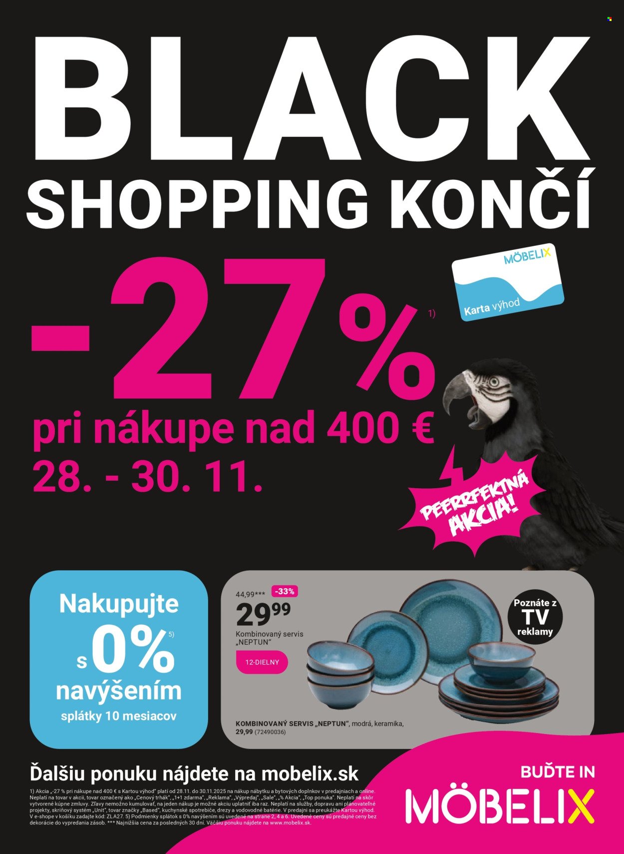 MÖBELIX leták - Aktuálne letáky (2025-11-24 - 2025-12-07) | 1