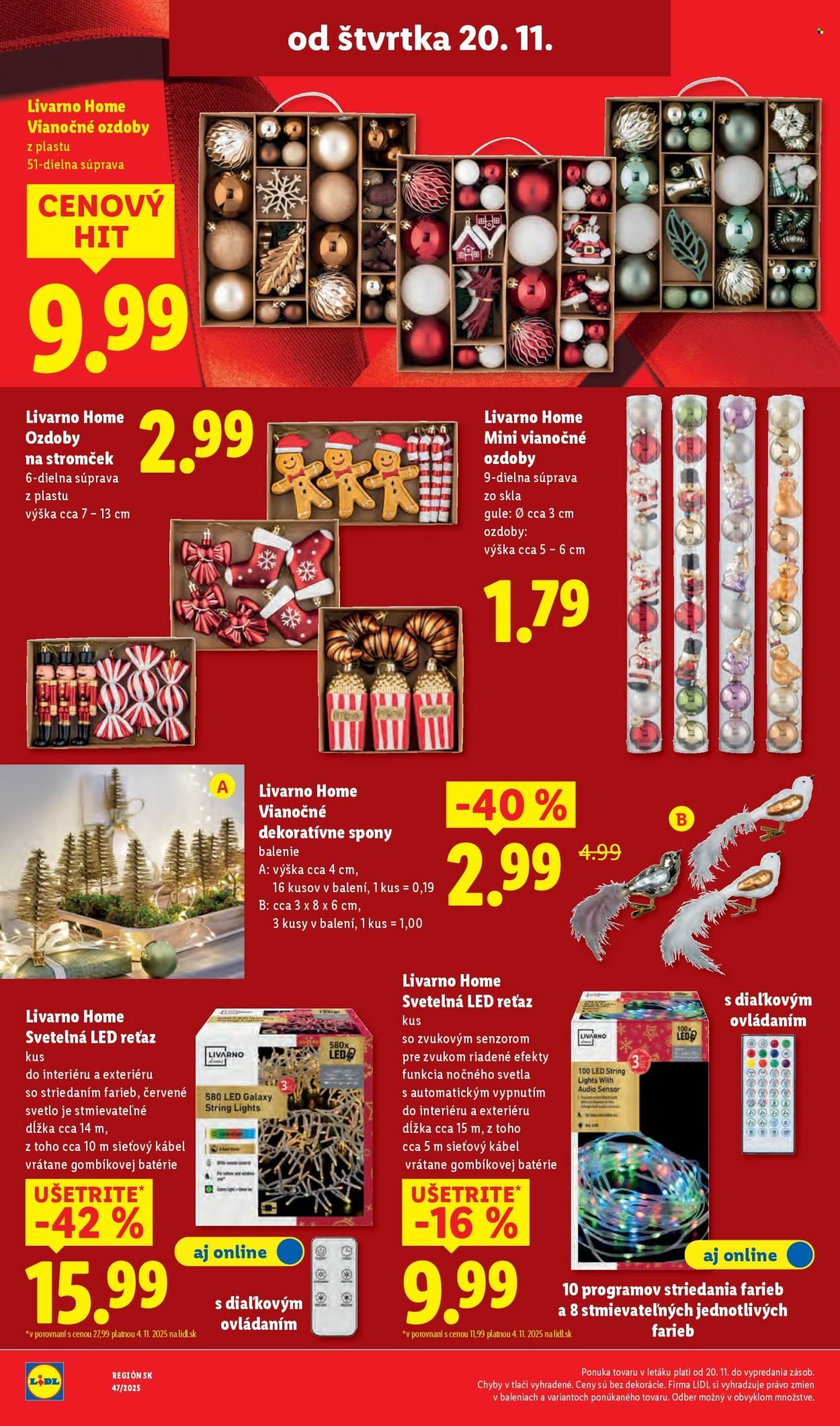 LIDL leták - Od štvrtka 20.11.2025 (2025-11-20 - 2025-11-23) | 37