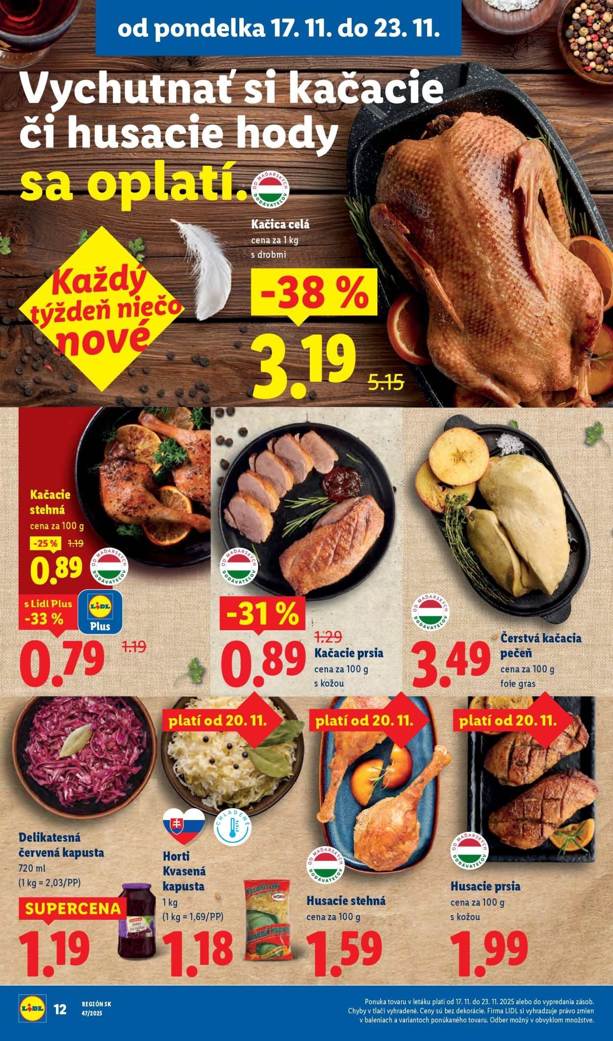 LIDL leták - Od štvrtka 20.11.2025 (2025-11-20 - 2025-11-23) | 54