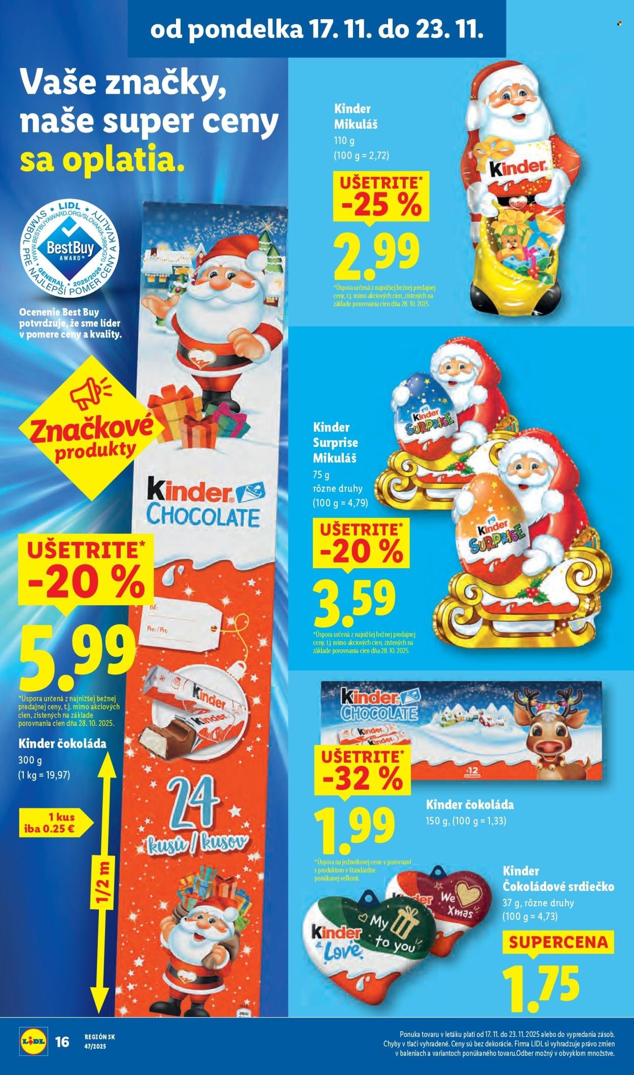LIDL leták - Od štvrtka 20.11.2025 (2025-11-20 - 2025-11-23) | 68