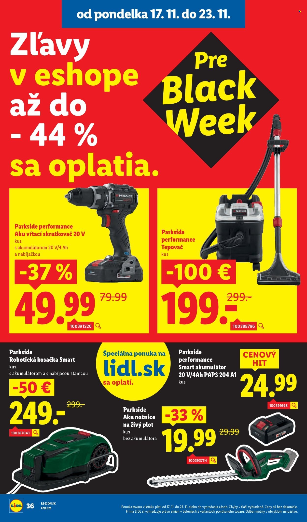 LIDL leták - Od štvrtka 20.11.2025 (2025-11-20 - 2025-11-23) | 92