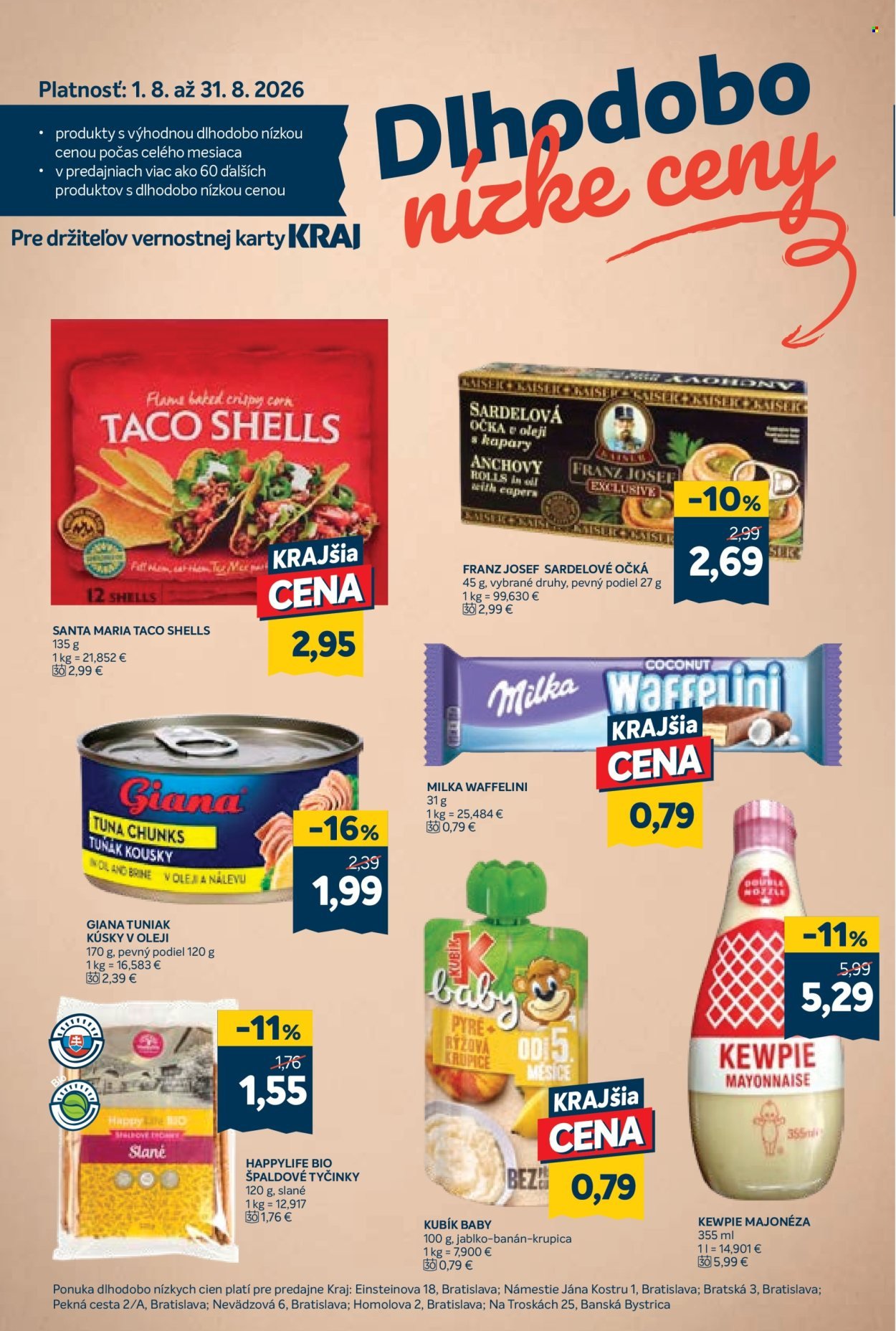 KRAJ leták - Od štvrtka 30.7.2026