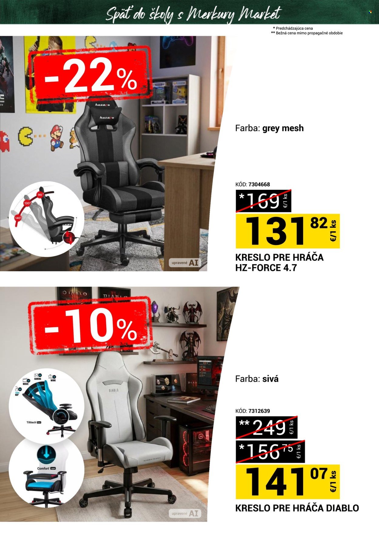 MERKURY MARKET leták - Späť do školy