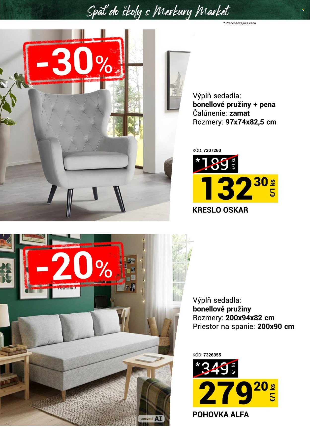 MERKURY MARKET leták - Späť do školy