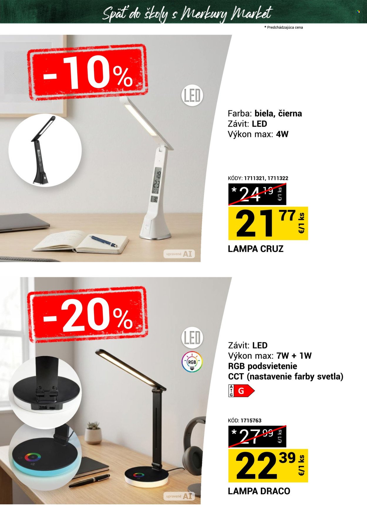 MERKURY MARKET leták - Späť do školy