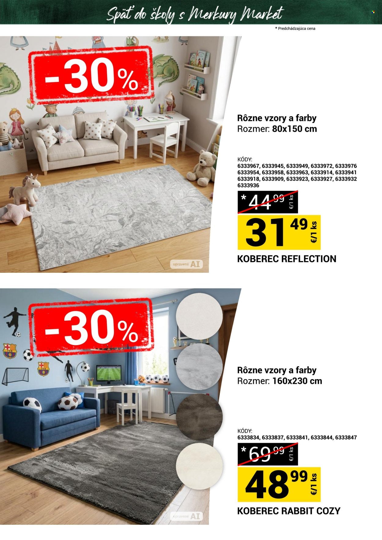 MERKURY MARKET leták - Späť do školy