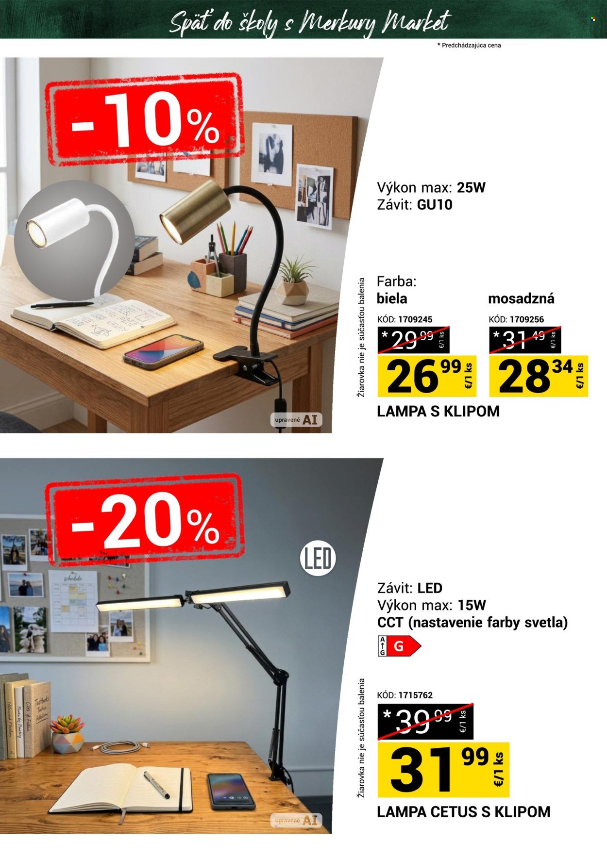 MERKURY MARKET leták - Späť do školy