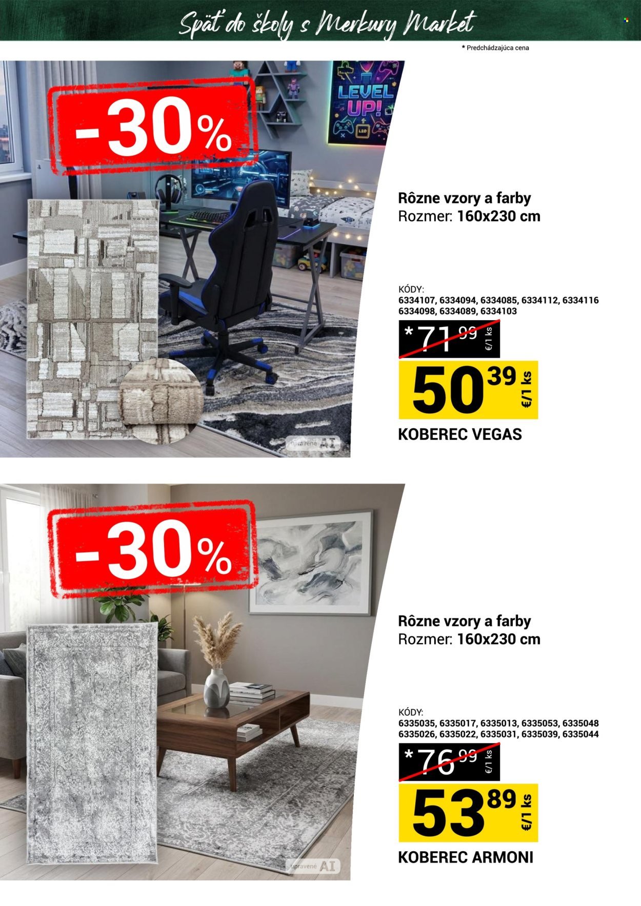 MERKURY MARKET leták - Späť do školy