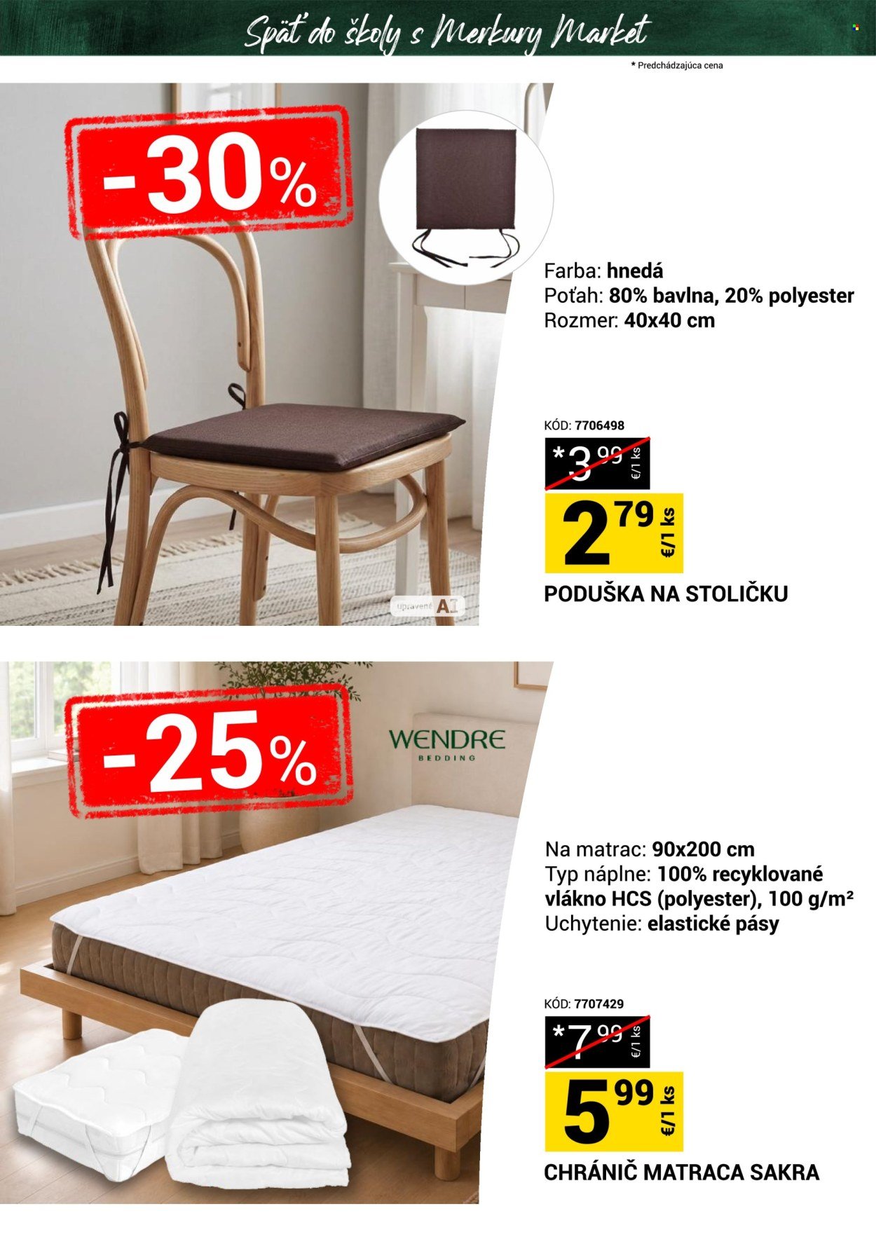 MERKURY MARKET leták - Späť do školy