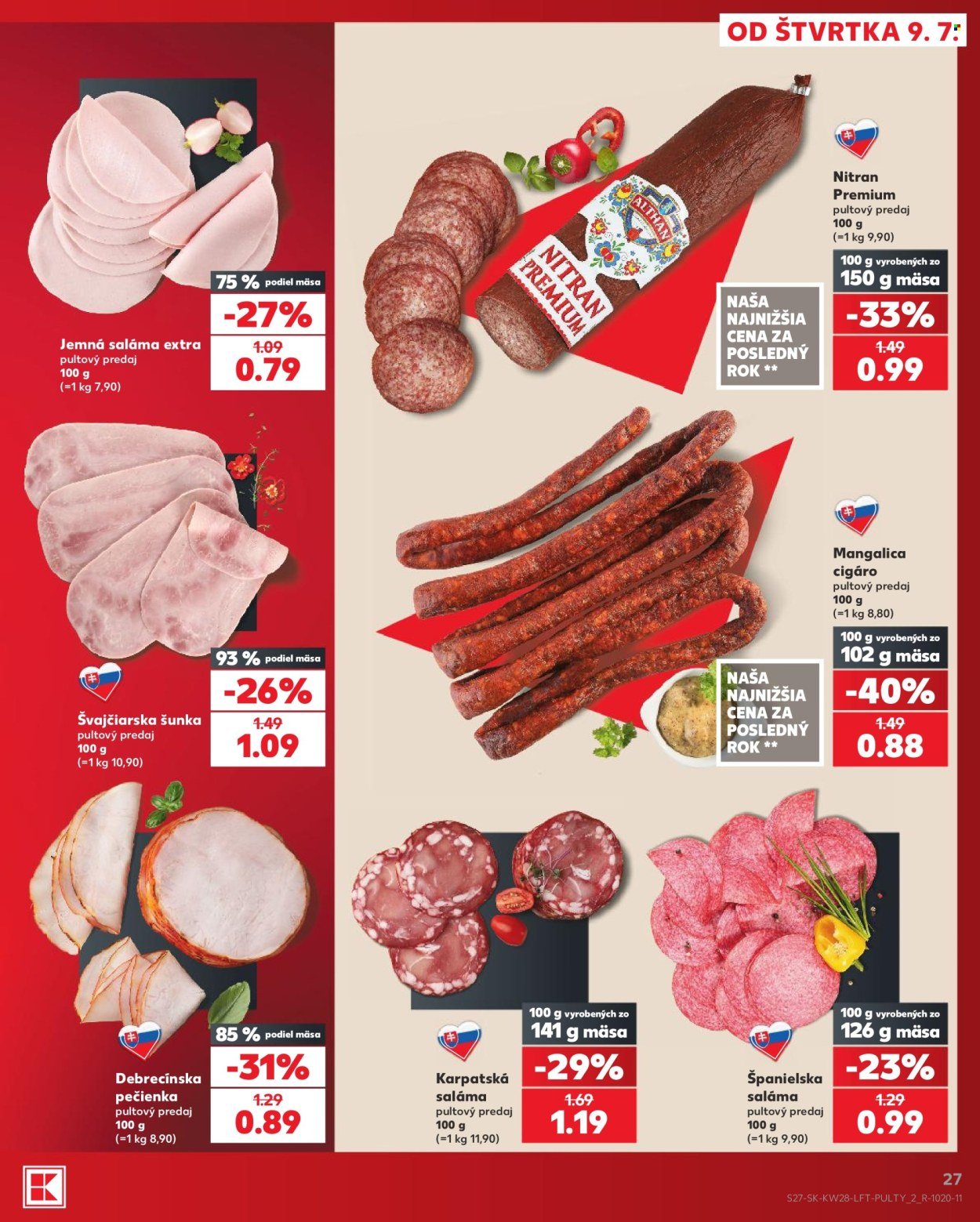KAUFLAND leták - Od štvrtka 9.7.2026