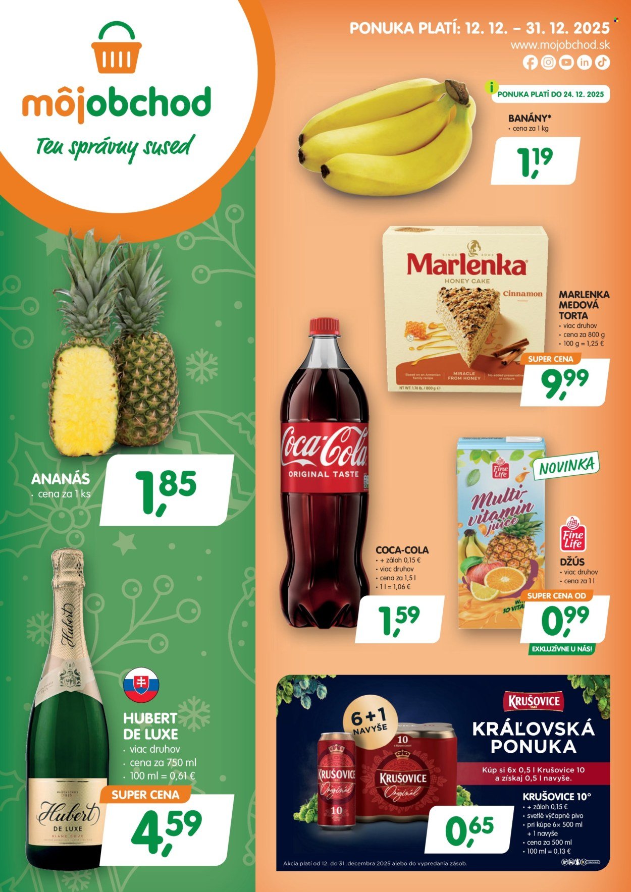 MÔJ OBCHOD leták - Od piatka 12.12.2025 (2025-12-12 - 2025-12-31) | 1