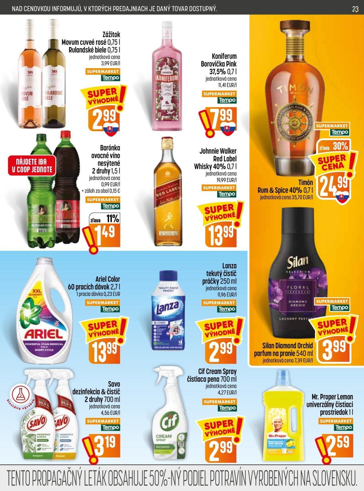 COOP JEDNOTA leták - Od štvrtka 30.7.2026