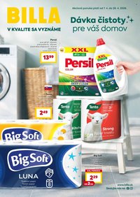 BILLA leták - Katalóg Upratovanie (2026-04-07 - 2026-04-28)