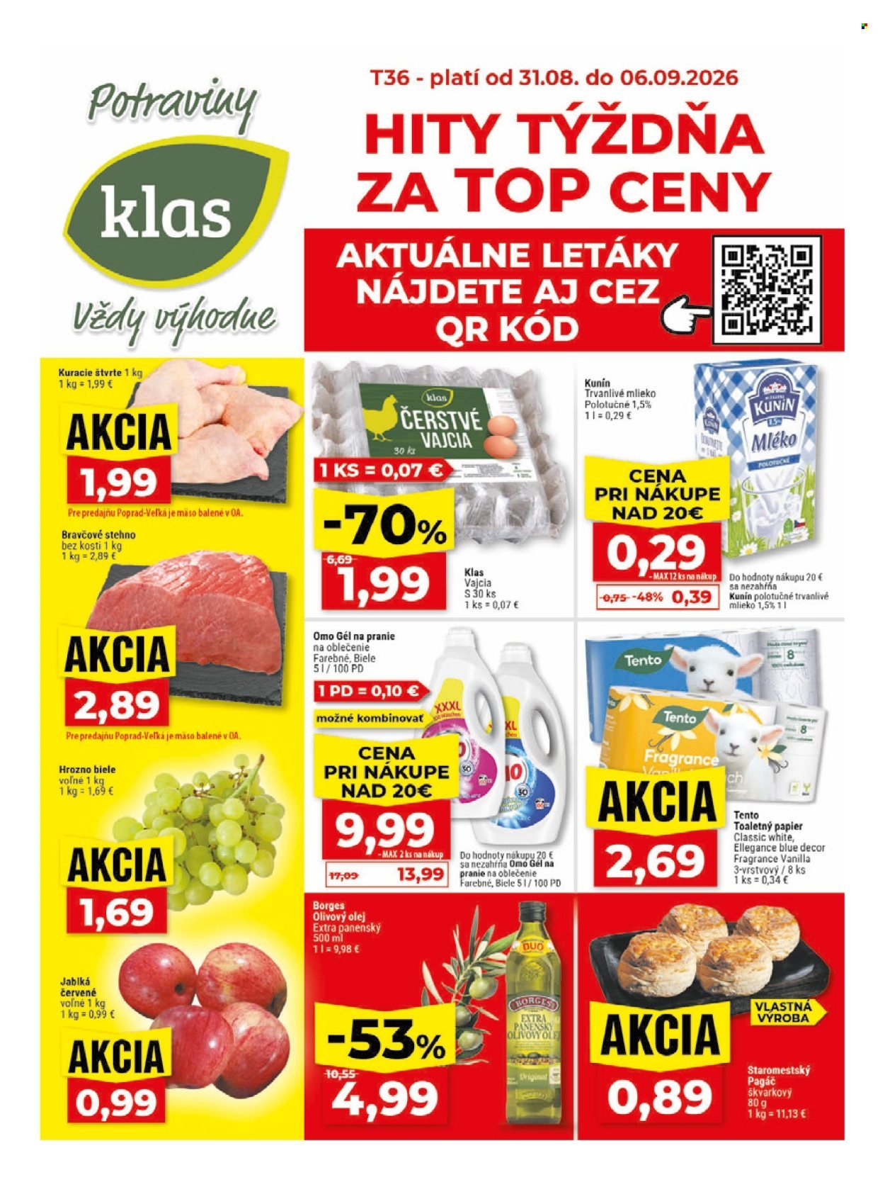 KLAS leták - Od pondelka 31.8.2026