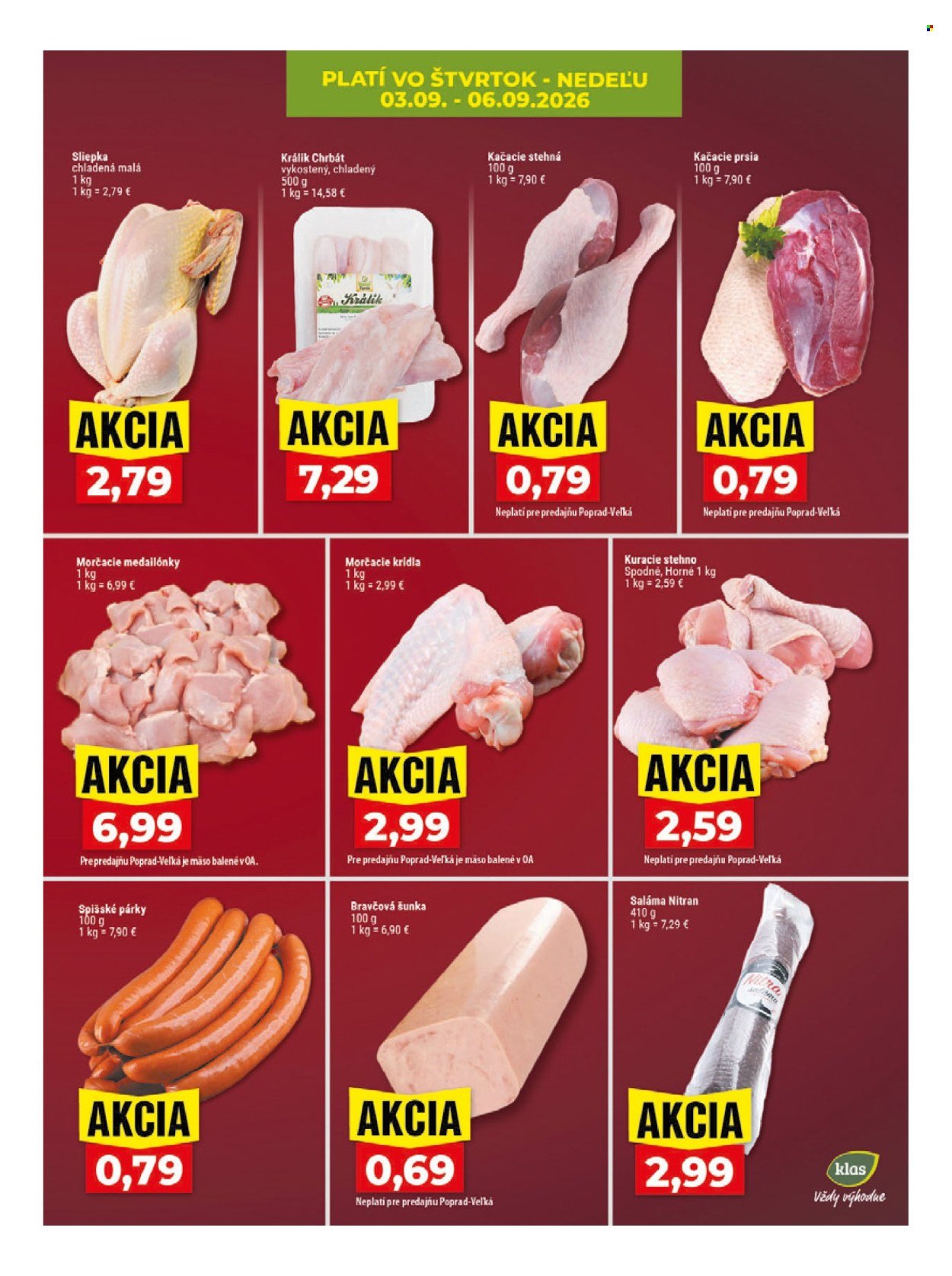 KLAS leták - Od pondelka 31.8.2026