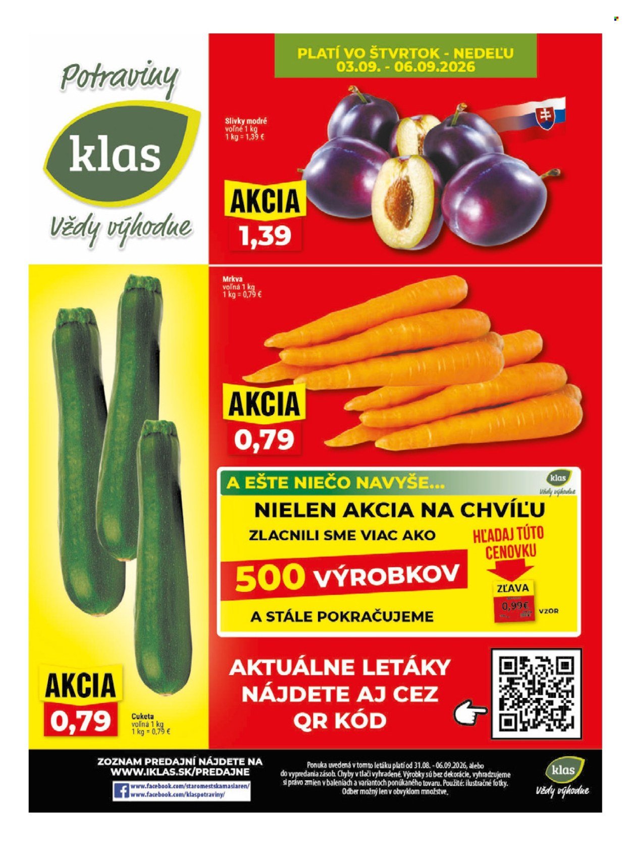 KLAS leták - Od pondelka 31.8.2026