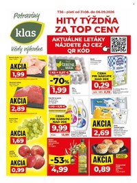 KLAS leták - Od pondelka 31.8.2026