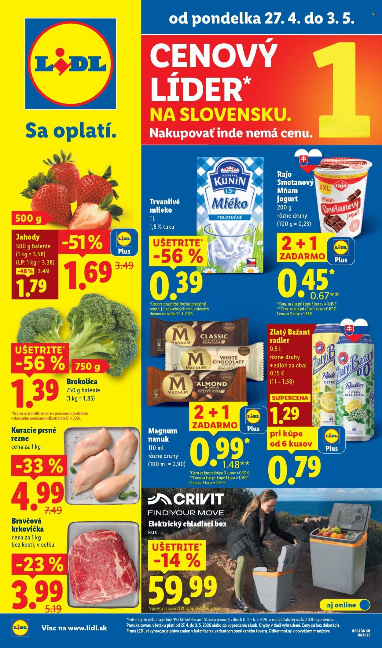 LIDL leták - Od pondelka 27.4.2026 (2026-04-27 - 2026-05-03) | 1