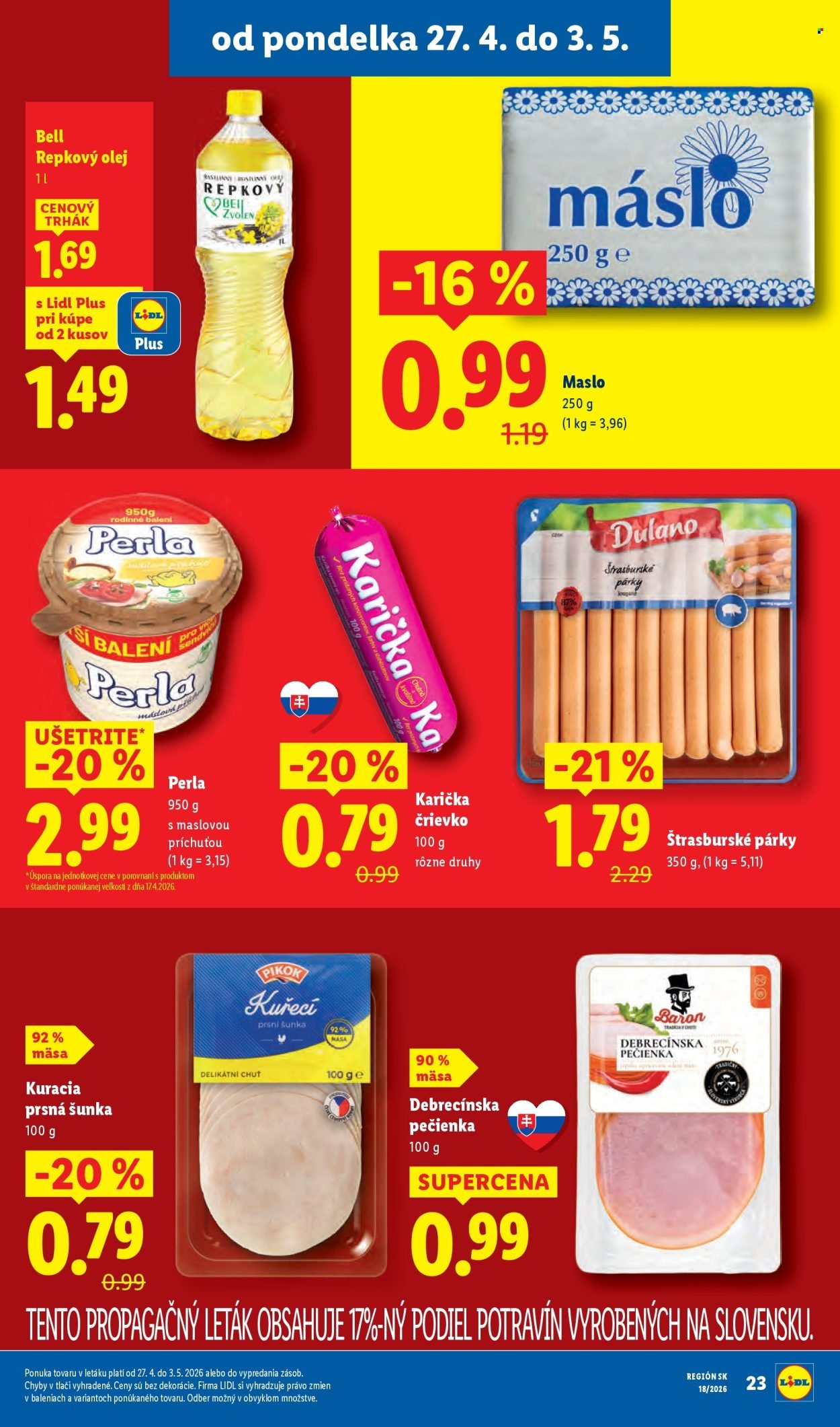 LIDL leták - Od pondelka 27.4.2026 (2026-04-27 - 2026-05-03) | 25