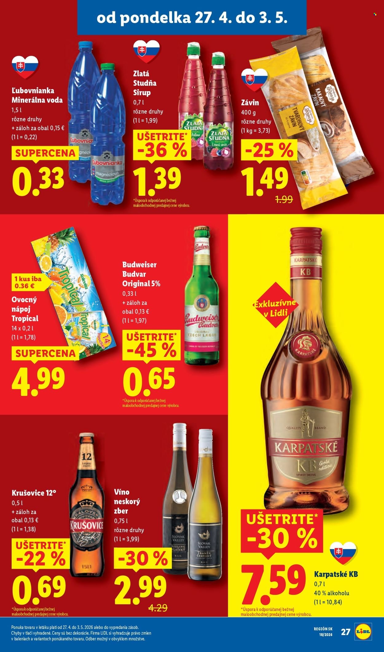 LIDL leták - Od pondelka 27.4.2026 (2026-04-27 - 2026-05-03) | 29