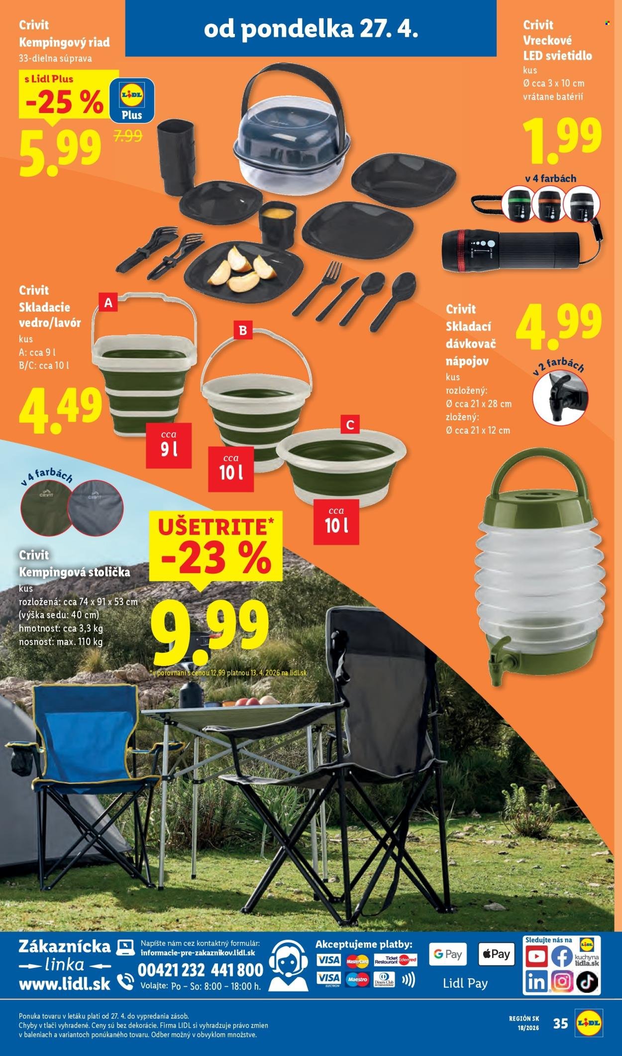 LIDL leták - Od pondelka 27.4.2026 (2026-04-27 - 2026-05-03) | 37