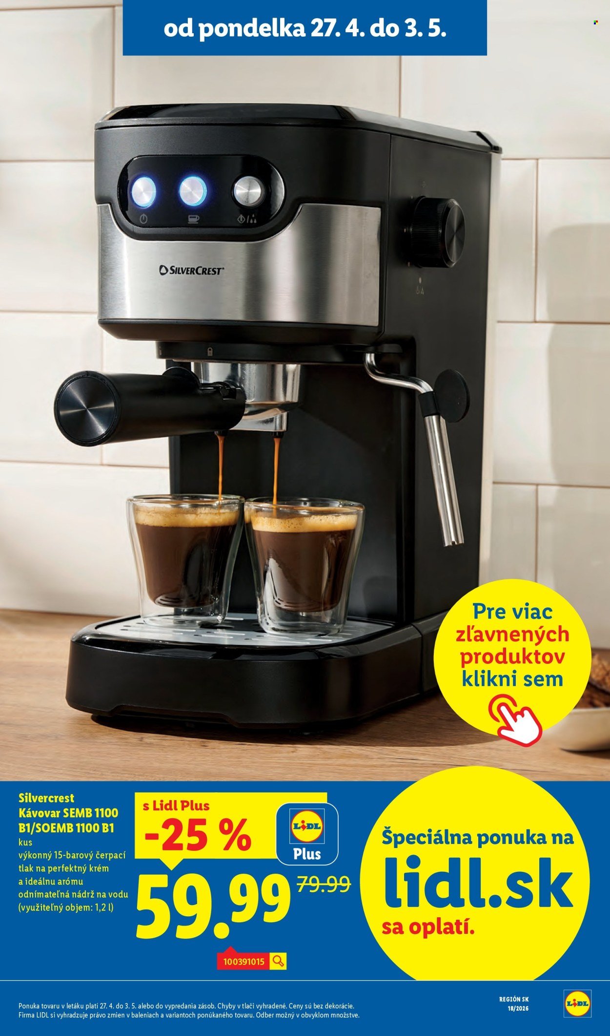 LIDL leták - Od pondelka 27.4.2026 (2026-04-27 - 2026-05-03) | 47