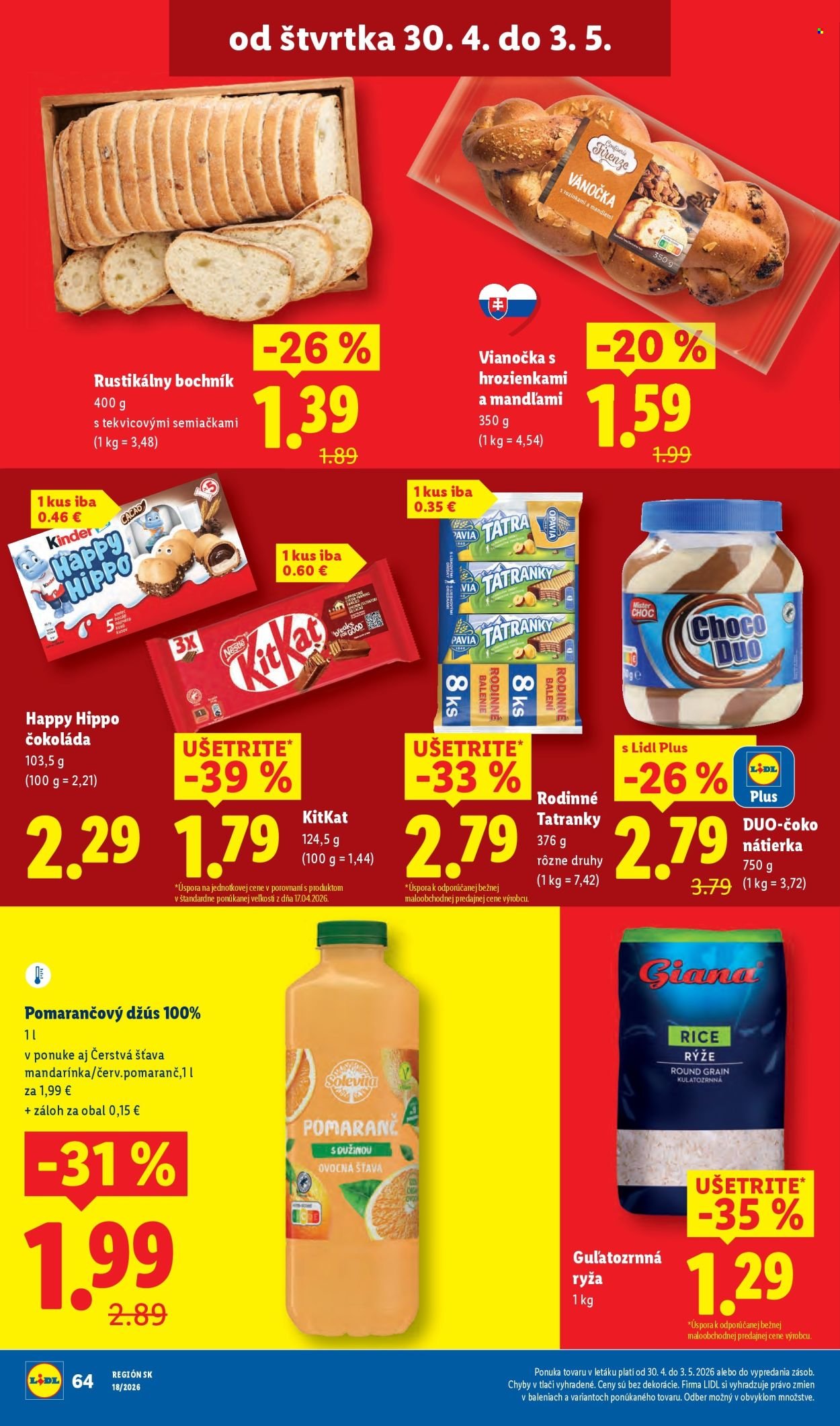 LIDL leták - Od pondelka 27.4.2026 (2026-04-27 - 2026-05-03) | 70