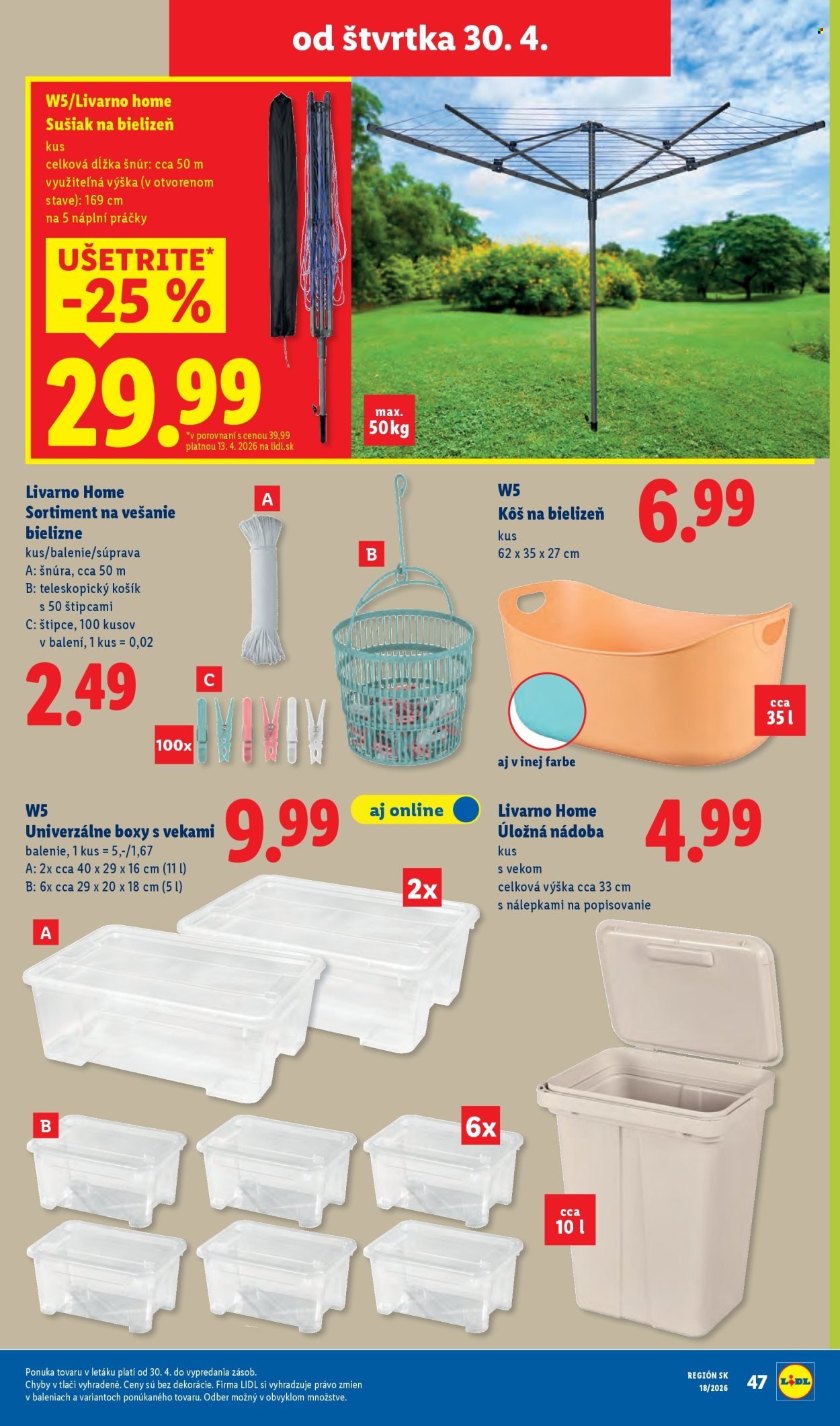 LIDL leták - Od pondelka 27.4.2026 (2026-04-27 - 2026-05-03) | 79