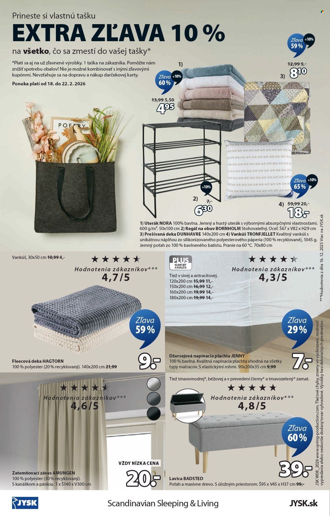 JYSK leták - Od stredy 18.2.2026 (2026-02-18 - 2026-03-08) | 9